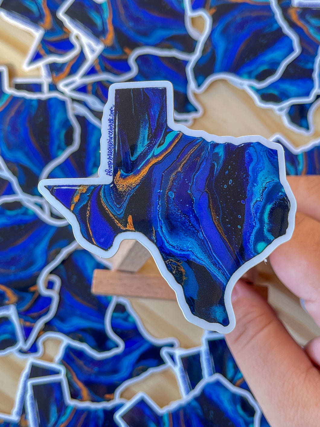 Blue as the Texas Sky Sticker