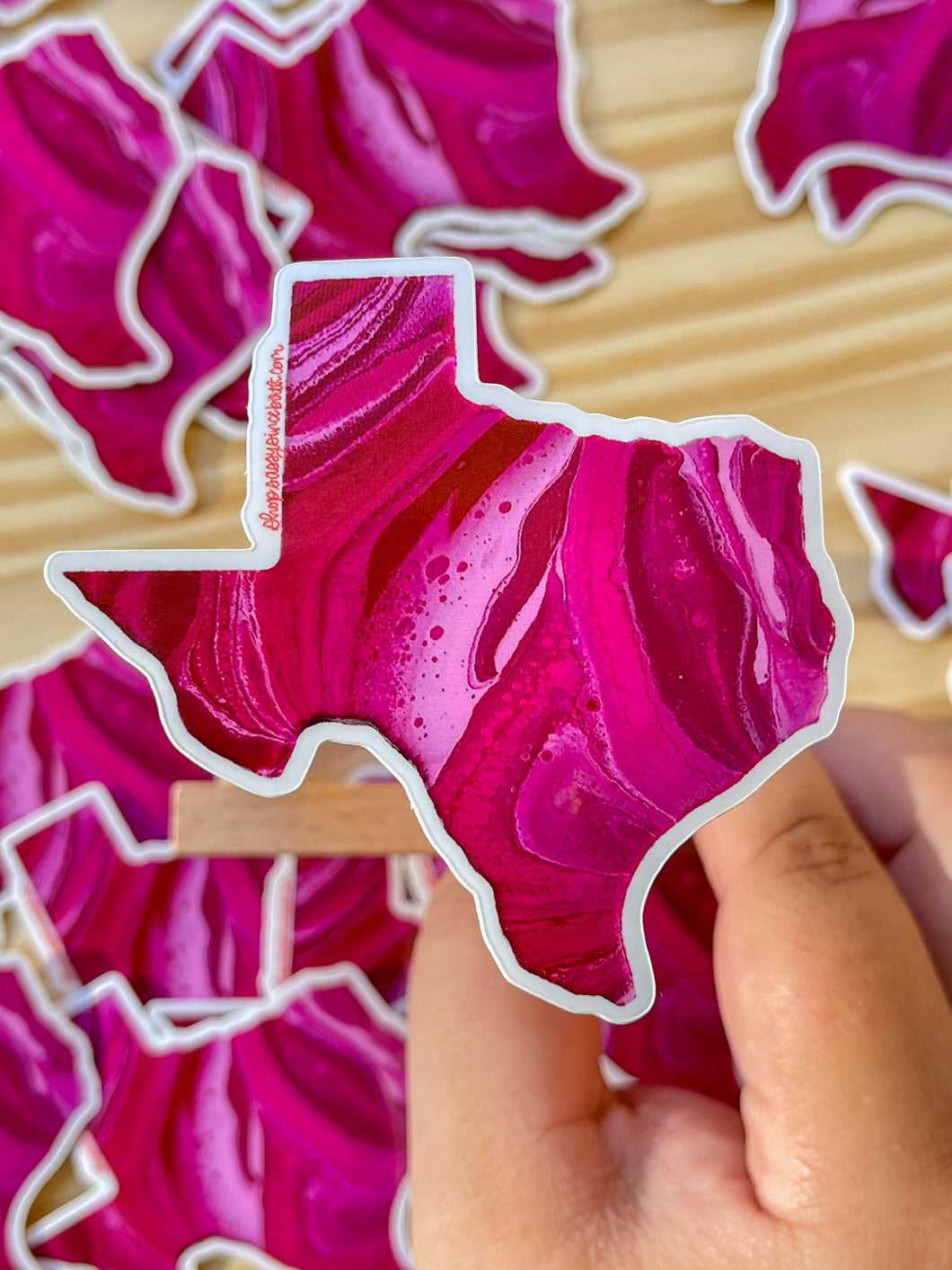 Pretty in Pink Texas Sticker