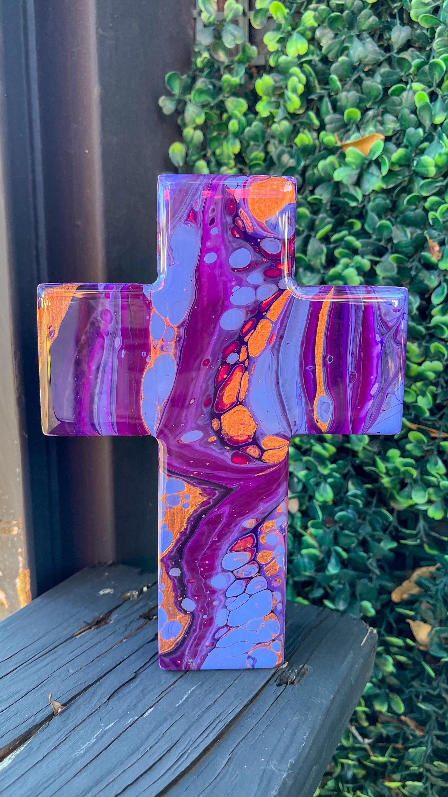 Purple cross