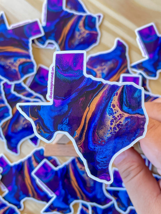 Colorful Texas Sticker