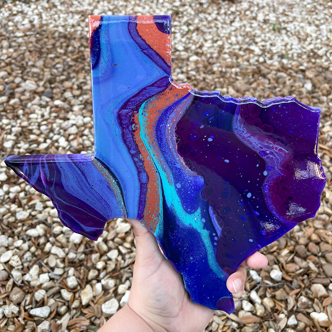 Texas Acrylic Flow Painting Medium Purple & Periwinkle